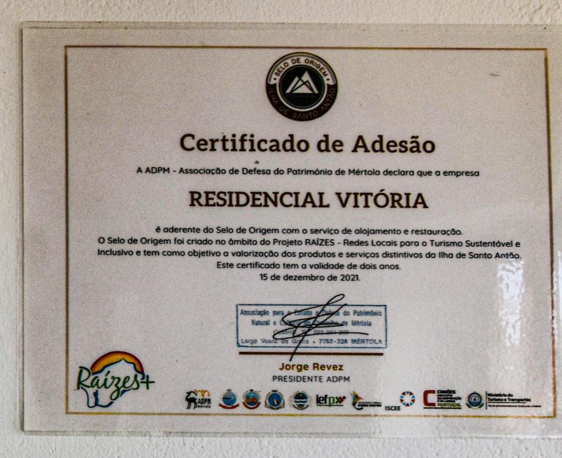 Residencial Vitoria Hotel Ponta Do Sol Exterior foto